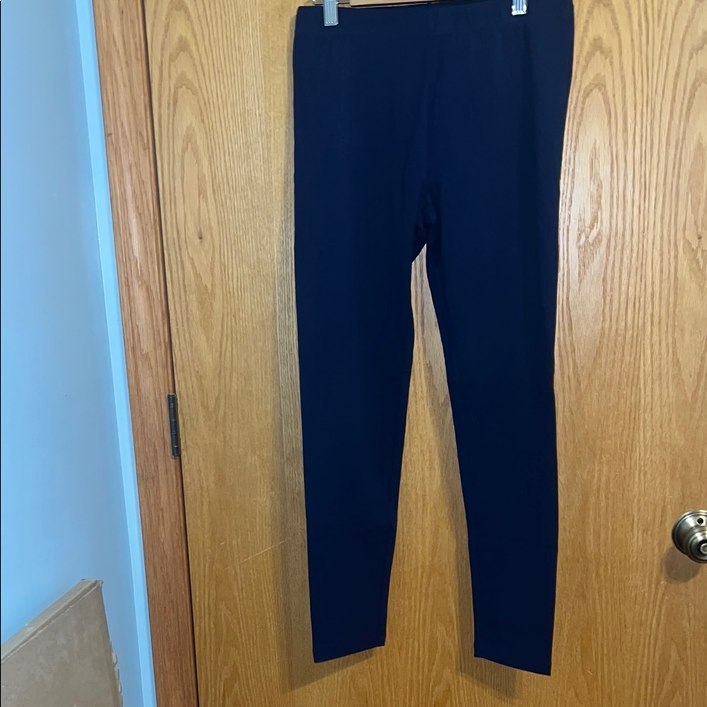 Lands' End Dark blue‎ navy Leggings NWOT Size XL